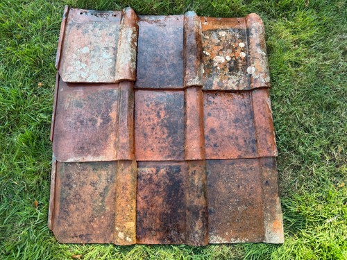 Antique terracotta roof - roof,