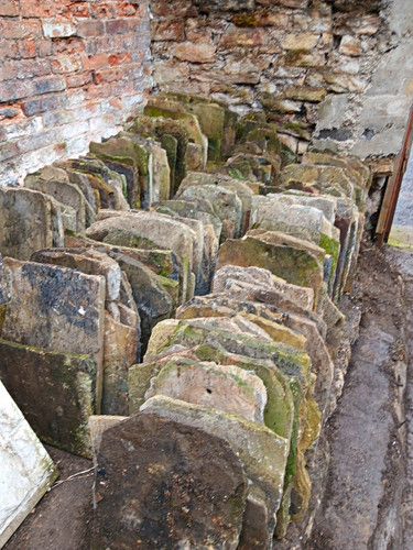 Reclaimed stone roof - reclaimed,