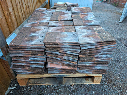 Reclaimed clay roof tiles - clay,
