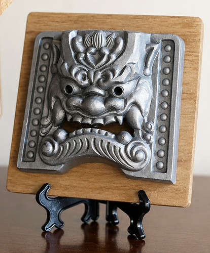 Japanese oni kawara - oni, roof
